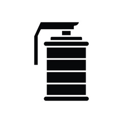 Smoke Grenade vector icon