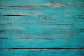 Old light blue wooden background or texture. Blue wood plank wall pattern.