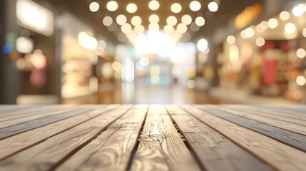 Fototapeta premium Blur store with bokeh background, business background hyper realistic 
