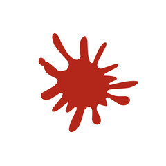 Blood drip splatter illustration