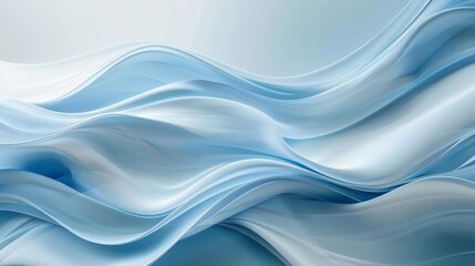 Create a seamless, high-resolution background pattern of smooth, flowing waves with a cool blue color palette