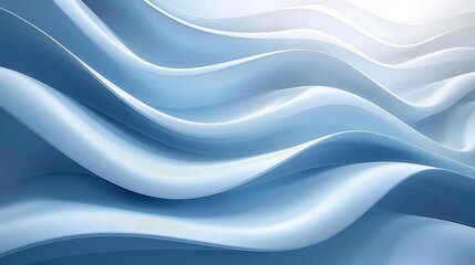 Create a seamless pattern of smooth flowing blue waves