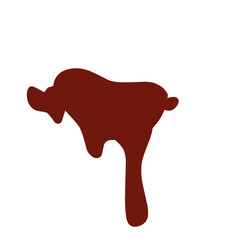 Dripping blood Vector illustration