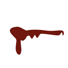 Dripping blood Vector illustration