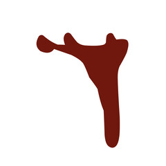 Dripping blood Vector illustration