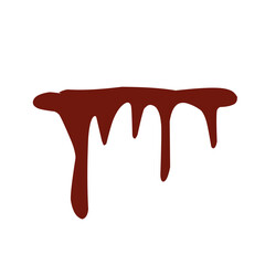 Dripping blood Vector illustration