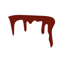 Dripping blood Vector illustration