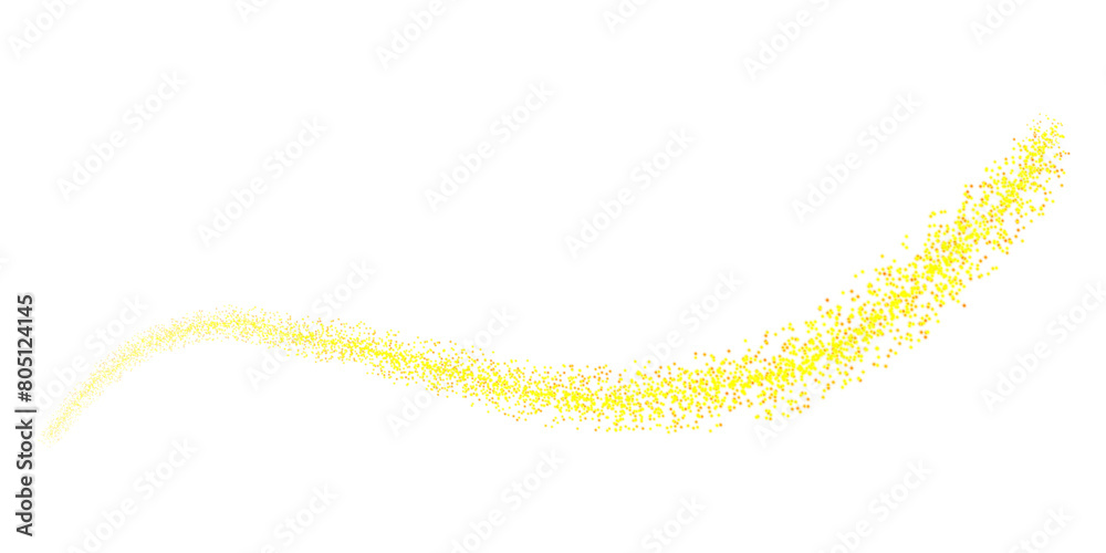 Poster glittering vector dust on a transparent background. golden sparkling lights. christmas holiday glow 