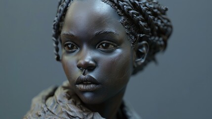 Personnage en p&Atilde;&cent;te &Atilde;&nbsp; modeler : R&Atilde;&copy;flexion styl&Atilde;&copy;e hyper realistic 