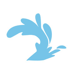 water splash vector illustration