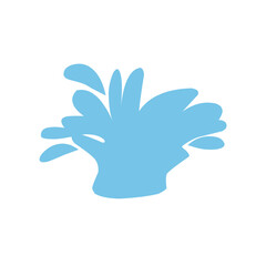 water splash vector illustration