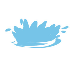 water splash vector illustration