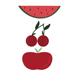 illustration of a fruit