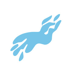 water splash vector illustration