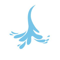 water splash vector illustration