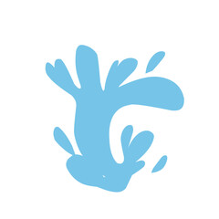 water splash vector illustration