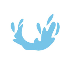 water splash vector illustration