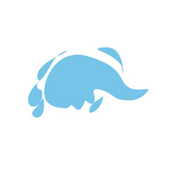 water splash vector illustration