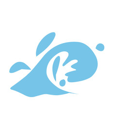 water splash vector illustration