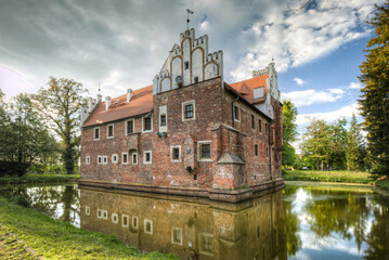 Old castle on the water.