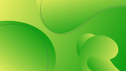 ABSTRACT BACKGROUND GRADIENT GREEN COLOR WITH SHAPES SMOOTH LIQUID DESIGN VECTOR TEMPLATE GOOD FOR MODERN WEBSITE, WALLPAPER, COVER DESIGN, GREETING CARD