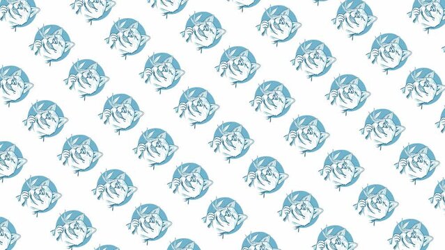 Let the vibrant colors and intricate design of a cannabis logo character slide pattern enchant you in immersive 4k resolution.