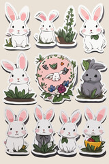 Rabbit Sticker Pack