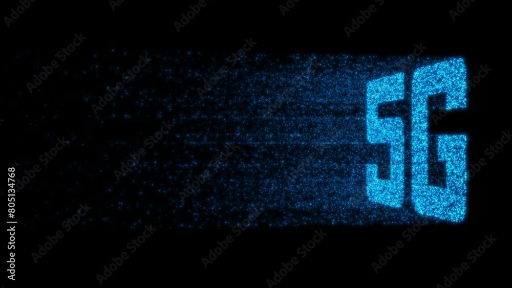 Wall mural 5g network digital concept. 5g high speed internet network communication technology for internet bus