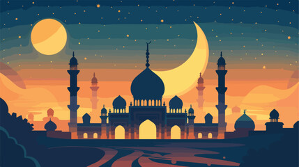 Greeting card for Eid al-Adha Feast of the Sacrifice