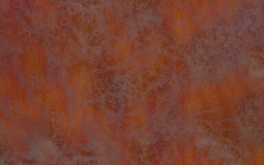 Pattern of corrosion evident on rusty metal.