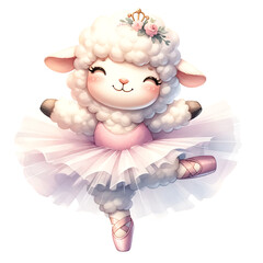 Cute Ballerina Animal Sublimation