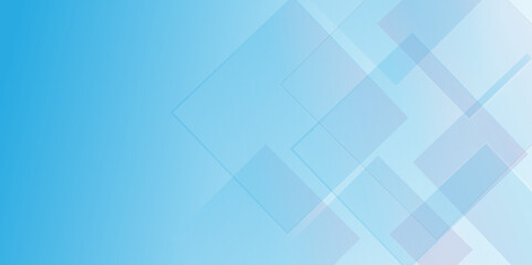 Blue vector gradient abstract background with shapes elements. Triangle and geometric square shape.