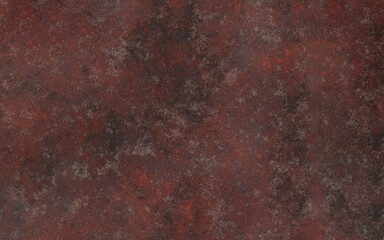 Corroded pattern on rusty metal.