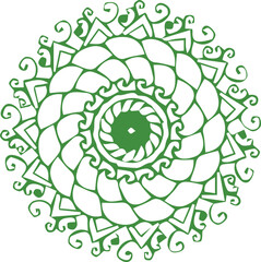 Beautiful mandala art, vector mandala design