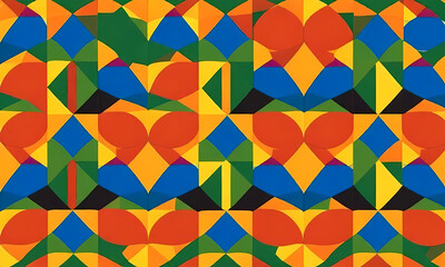 Fototapeta premium Abstract pattern background with various colors