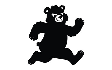 Flat with panda Royalty Vector