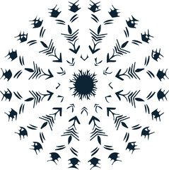 Beautiful mandala art, vector mandala design