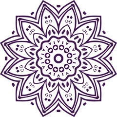 Beautiful mandala art, vector mandala design