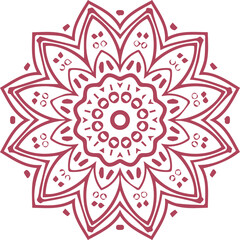 Beautiful mandala art, vector mandala design