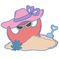 cute starfish charecter