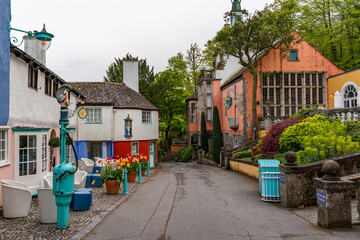 Views around the Welsh Village of portmerion