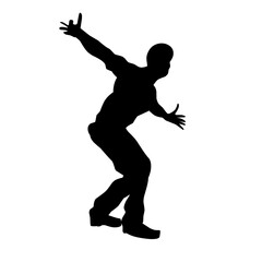 Silhouette of dancers