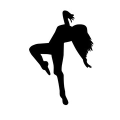 Silhouette of dancers