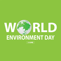 World Environment Day 5th june, Importance of protecting nature. Concept of the Environment World Earth Day Banner.