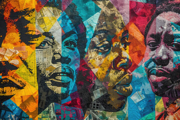 Tapestry of Juneteenth: Street Art Mural