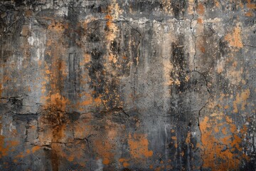 Dark Wall Background. Grunge Industrial Texture with Copy Space