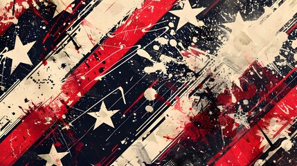 Naklejka premium usa flag vector