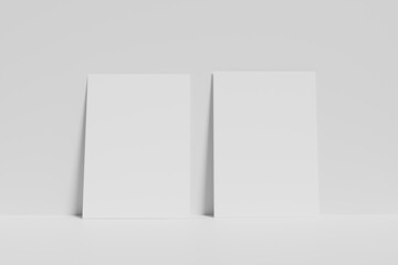 A4 paper mockup Blank and 
Foam Party Flayer Templatend 