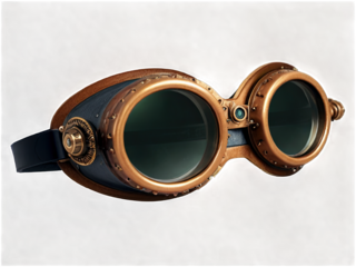 Vintage steampunk glasses hyper victorian era f