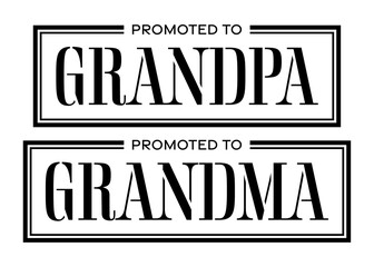 Promoted to Grandpa First Time Grandma Grandparents Pregnancy Announcement
